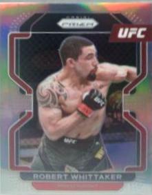 Robert Whittaker 2022 Panini Prizm UFC Base #132 Silver