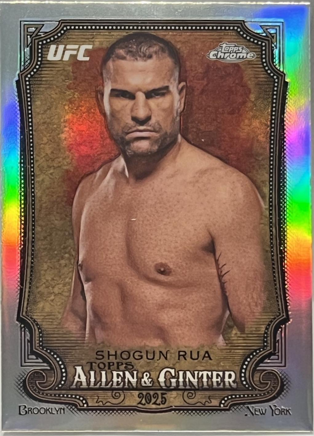 Mauricio Rua 2025 Topps Chrome UFC Allen & Ginter #AAG-20 Refractor