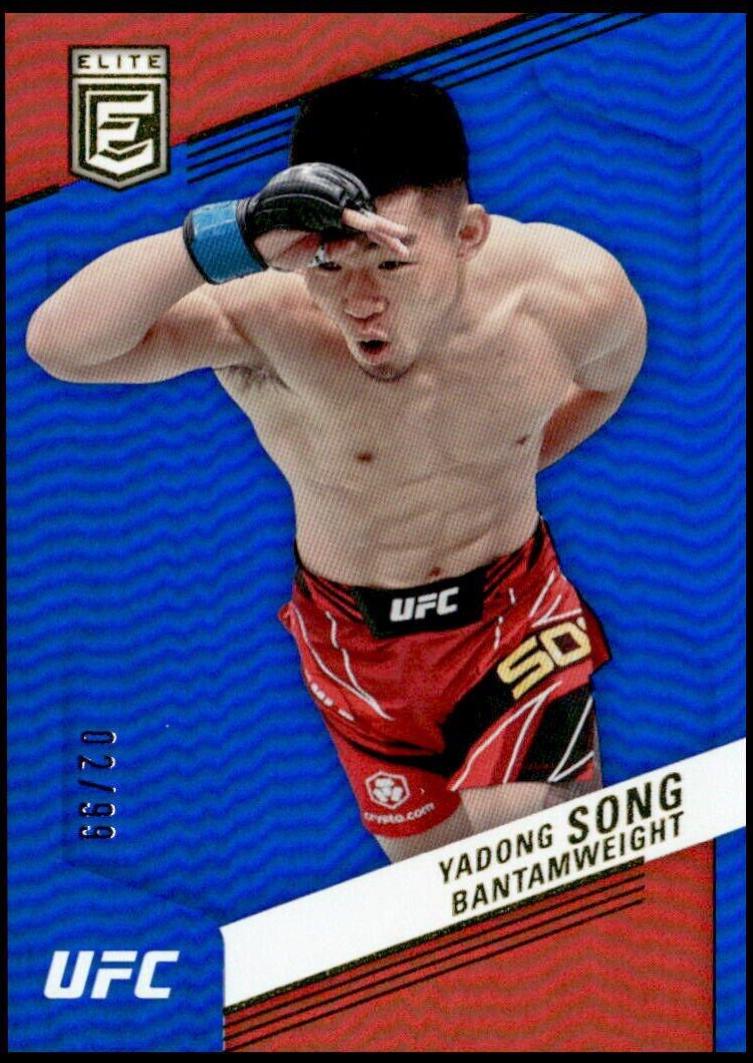 Song Yadong 2023 Panini Chronicles UFC Base Elite #260 Blue