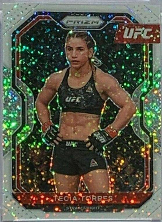 Tecia Pennington 2021 Panini Prizm UFC Base #3 White Sparkle