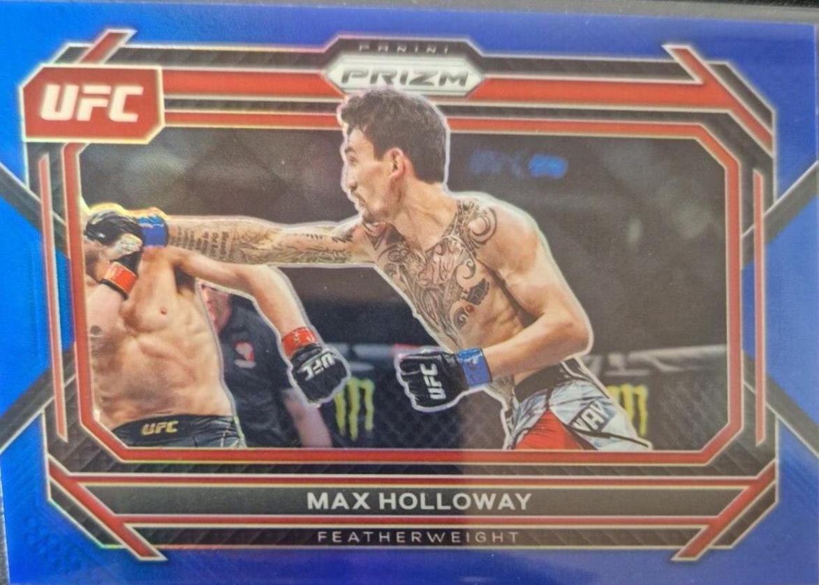 Max Holloway 2023 Panini Prizm UFC Base #67 Blue