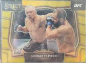 Georges St-Pierre 2023 Panini Select UFC Octagonside #298 Gold