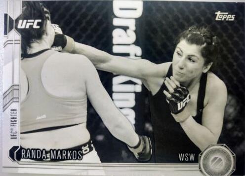 Randa Markos 2015 Topps UFC Chronicles Base #261 Black and White