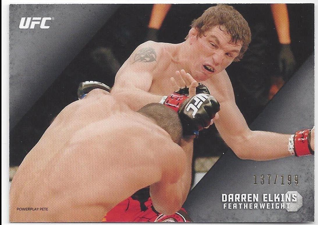 Darren Elkins 2015 Topps UFC Knockout Base #13 Silver