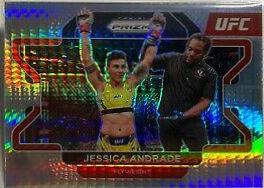 Jessica Andrade 2022 Panini Prizm UFC Base #63 Hyper