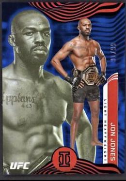 Jon Jones 2022 Panini Chronicles UFC Base Illusions #273 Blue