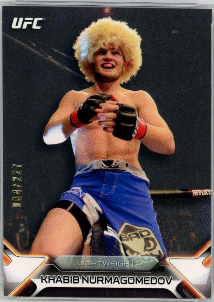 Khabib Nurmagomedov 2016 Topps UFC Knockout Base #96 Silver
