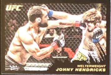 Johny Hendricks 2011 Topps UFC Moment of Truth Base #178 Onyx