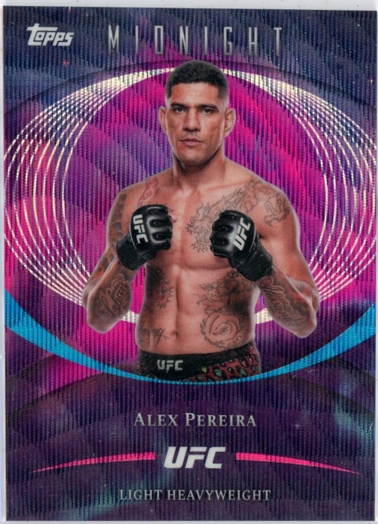 Alex Pereira 2026 Topps Midnight UFC Base #58 Zodiac