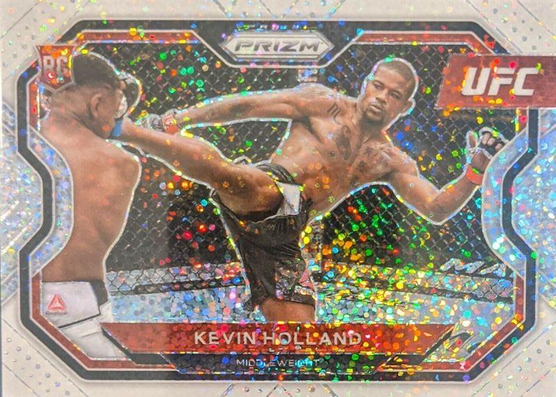 Kevin Holland 2021 Panini Prizm UFC Base #171 White Sparkle