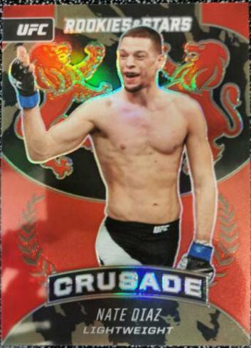 Nate Diaz 2021 Panini Chronicles UFC Base Crusade #233 Red
