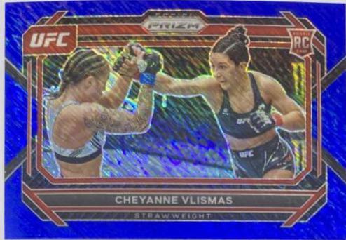 Cheyanne Vlismas 2023 Panini Prizm UFC Base #98 Blue Shimmer