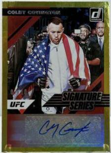 Colby Covington 2022 Panini Donruss UFC Signature Series #18 Gold