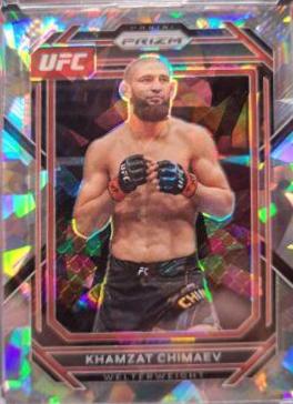 Khamzat Chimaev 2023 Panini Prizm UFC Base #150 Ice
