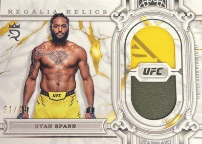 Ryan Spann 2024 Topps Royalty UFC Regalia Relics #RAR-67 Green