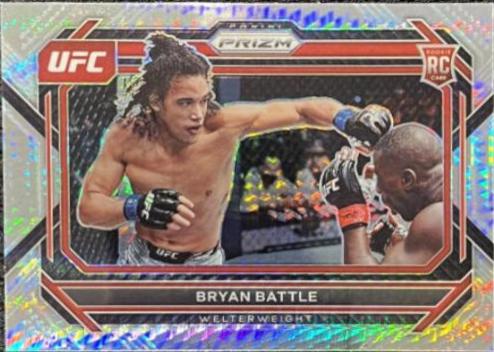 Bryan Battle 2023 Panini Prizm UFC Base #58 Hyper