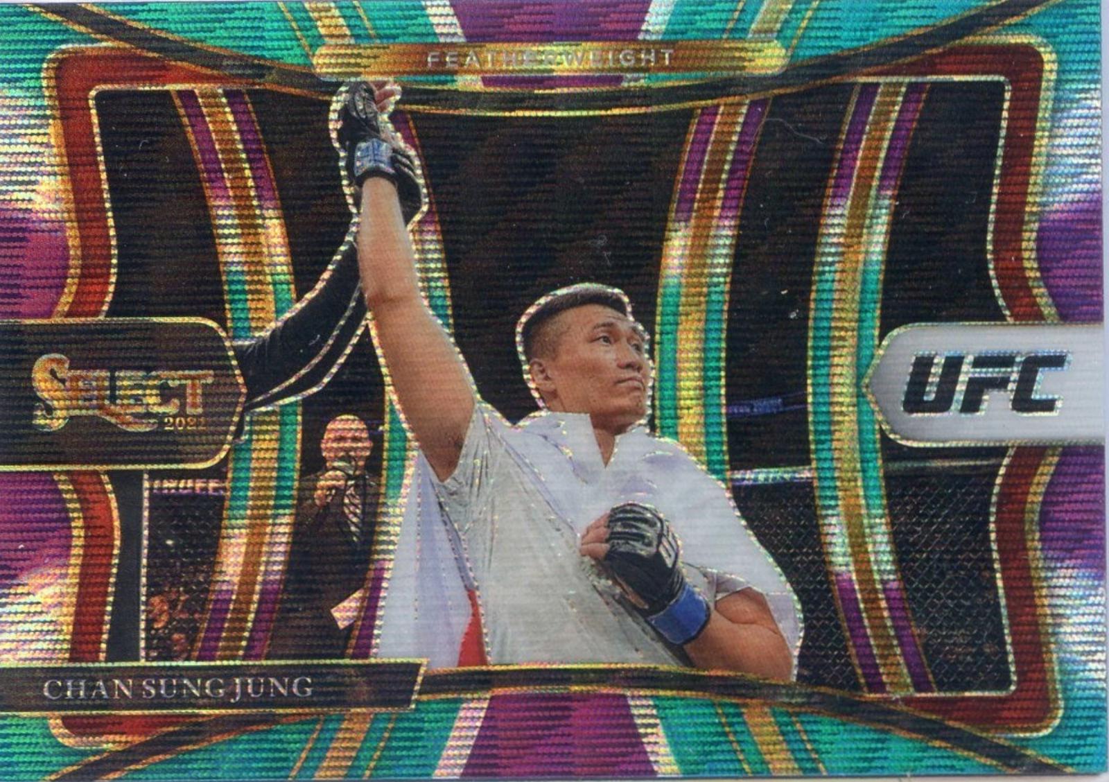 Chan Sung Jung 2021 Panini Select UFC Premier Level #172 Tri Color