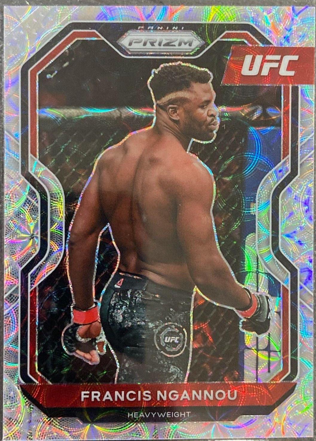 Francis Ngannou 2021 Panini Prizm UFC Base #52 Premium
