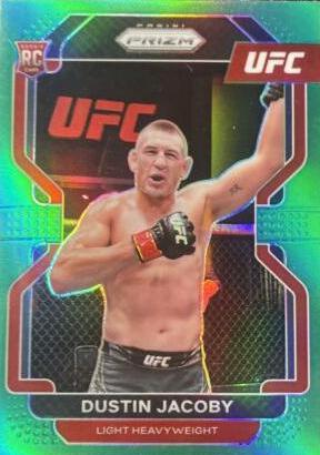 Dustin Jacoby 2022 Panini Prizm UFC Base #123 Green