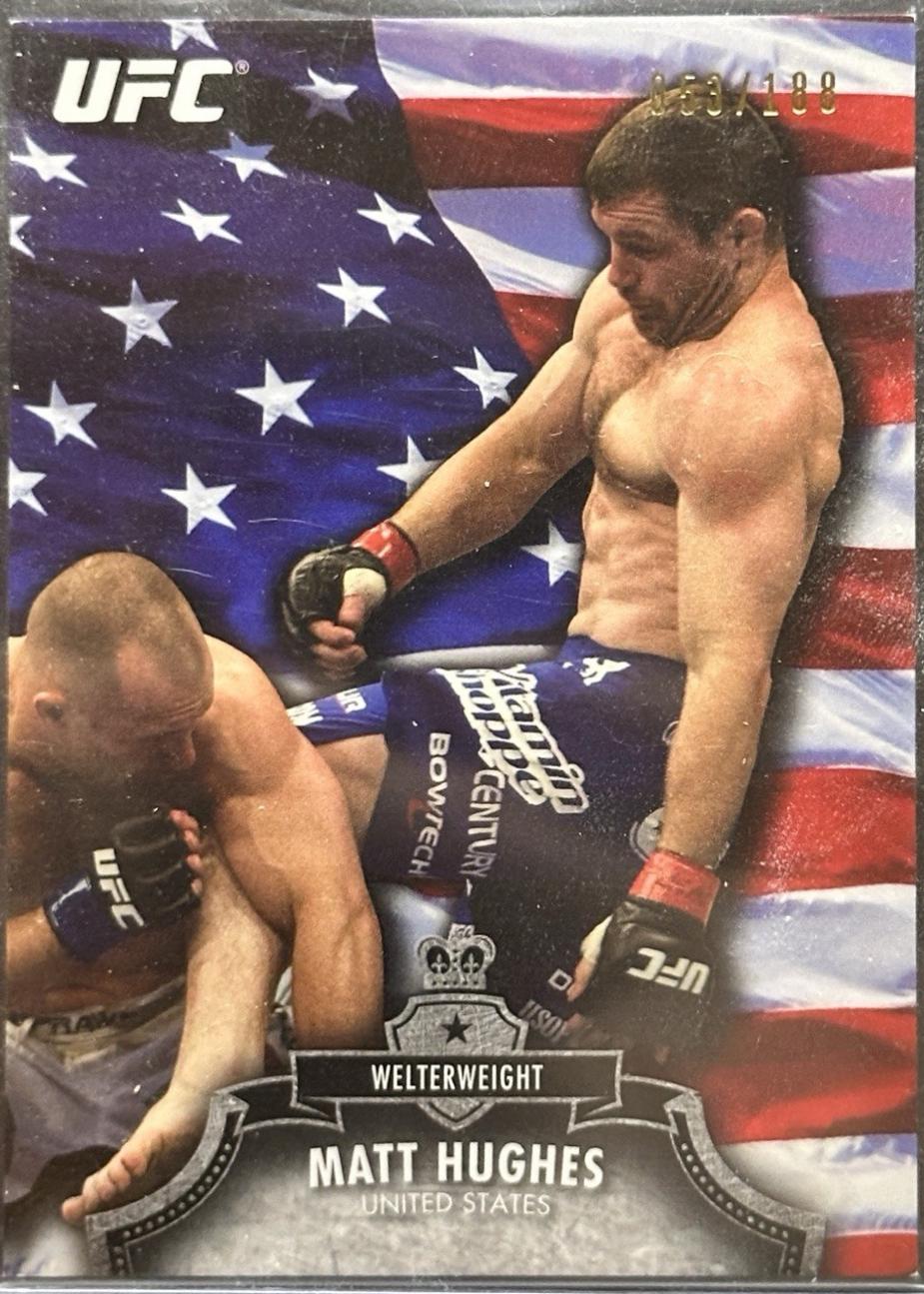 Matt Hughes 2012 Topps UFC Bloodlines Base #24 Flag