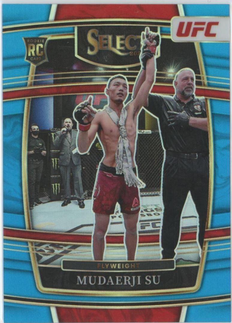 Su Mudaerji 2022 Panini Select UFC Concourse #73 Light Blue