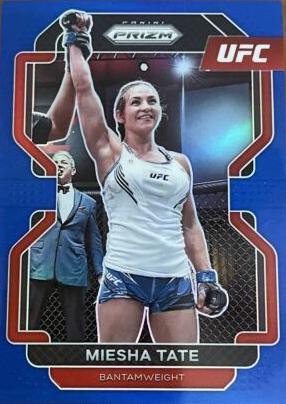 Miesha Tate 2022 Panini Prizm UFC Base #120 Blue