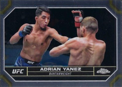 Adrian Yanez 2024 Topps Chrome UFC Base #2 Superfractor