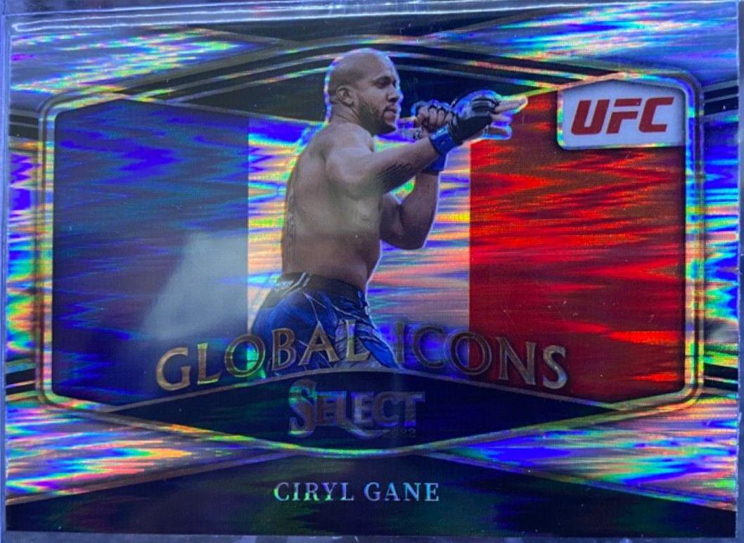 Ciryl Gane 2022 Panini Select UFC Global Icons #11 Silver