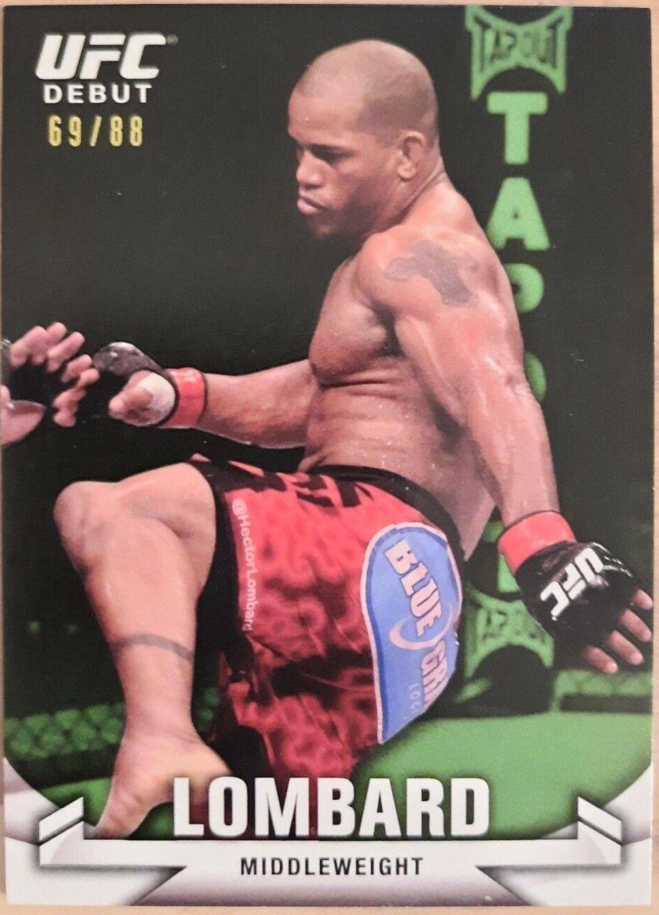 Hector Lombard 2013 Topps UFC Knockout Base #76 Green