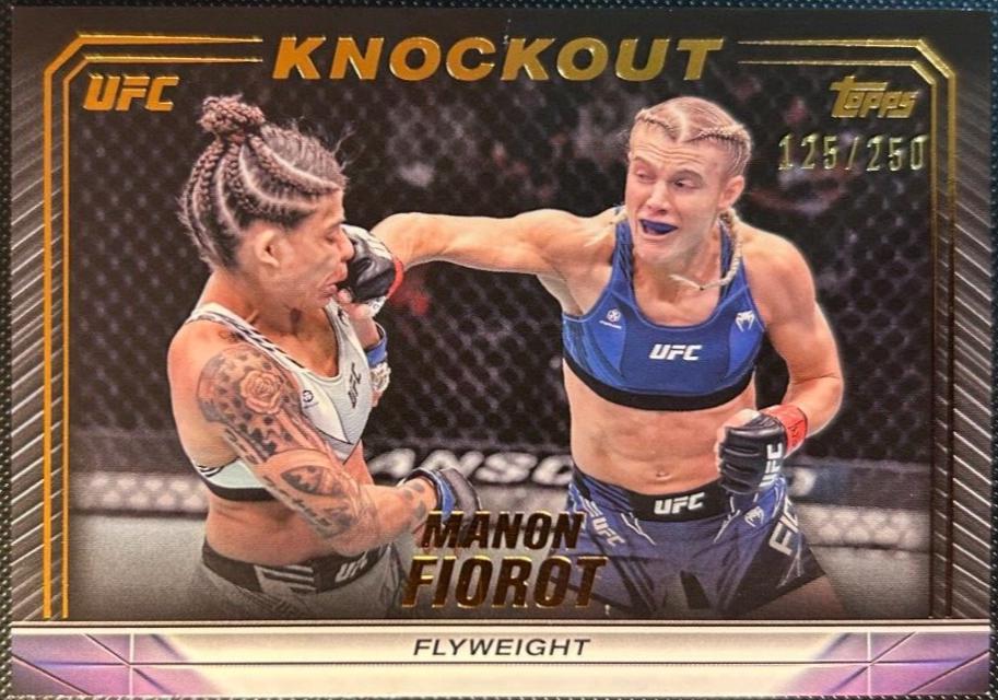 Manon Fiorot 2024 Topps Knockout UFC Base #8 Bronze
