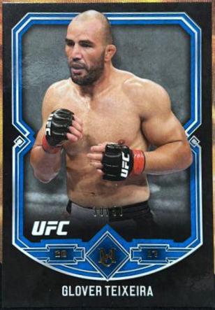 Glover Teixeira 2017 Topps Museum Collection UFC Base #46 Sapphire