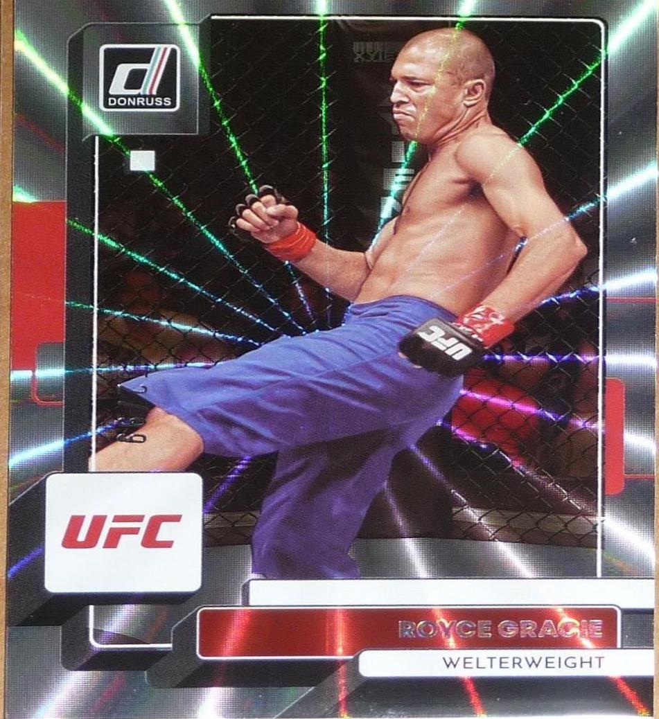 Royce Gracie 2023 Panini Donruss UFC Base #191 Laser