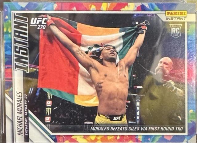 Michael Morales 2022 Panini Instant UFC Base #3 Versicolor
