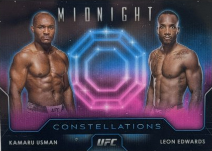 Leon Edwards / Kamaru Usman 2024 Topps Midnight UFC Constellations #CO-7 Midnight