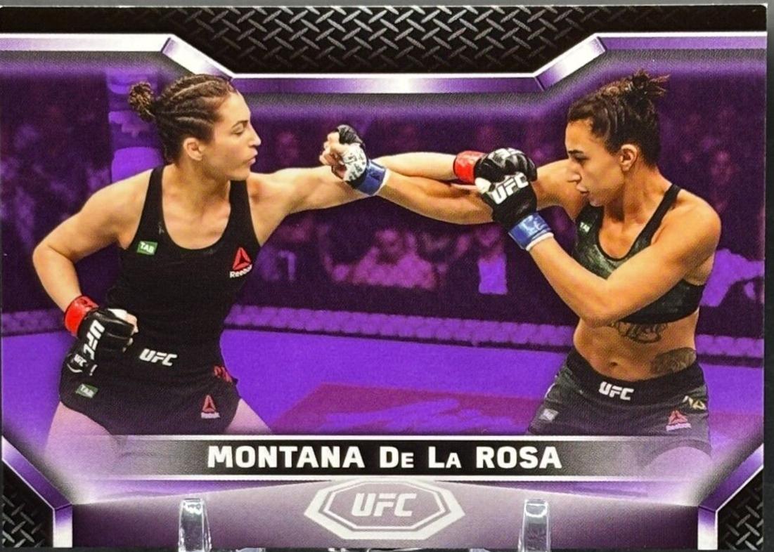 Montana De La Rosa 2020 Topps UFC Knockout Base #98 Purple