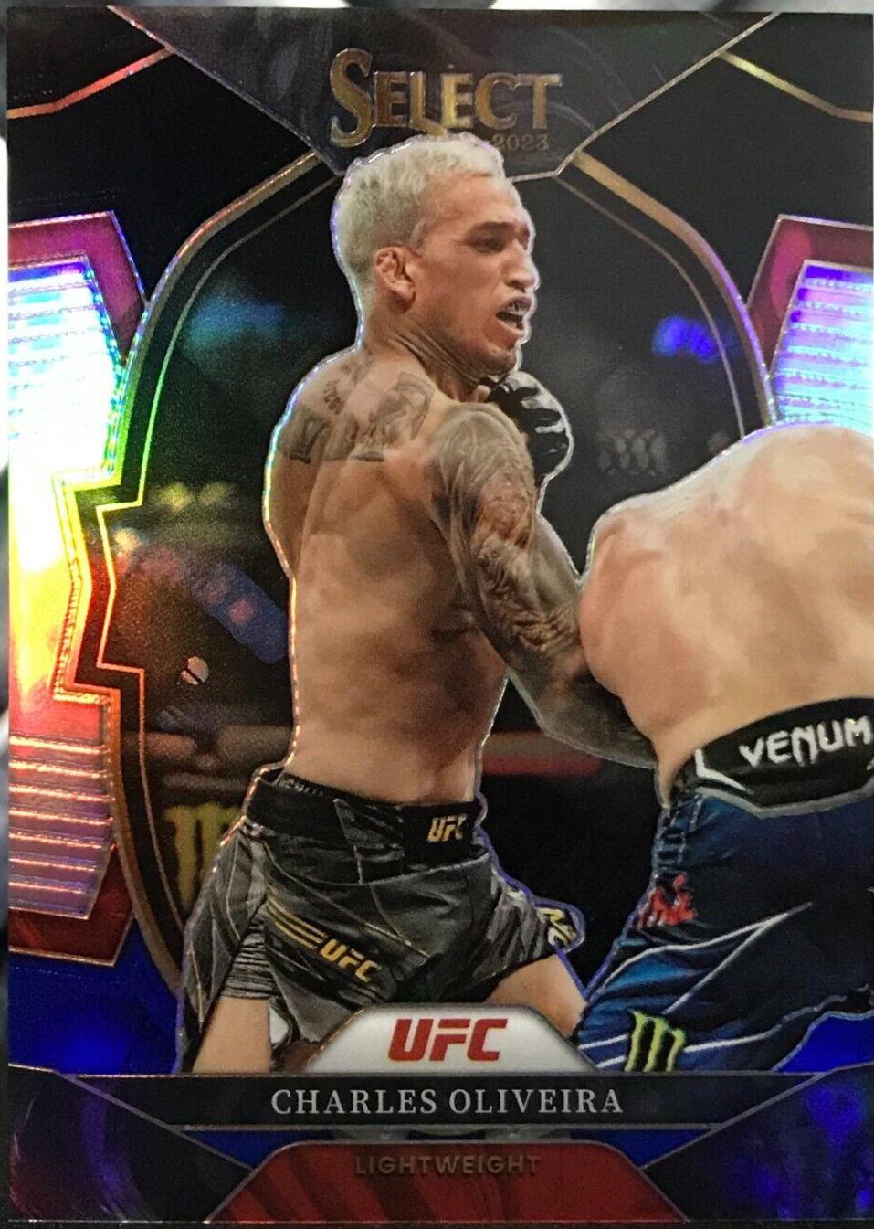 Charles Oliveira 2023 Panini Select UFC Concourse #45 Black Blue
