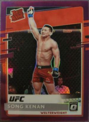 Song Kenan 2021 Panini Chronicles UFC Base Optic Rated Rookies #211 Purple