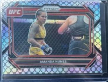 Amanda Nunes 2023 Panini Prizm UFC Base #66 Octagon