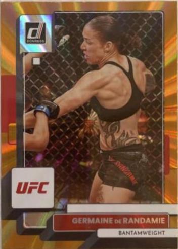 Germaine de Randamie 2023 Panini Donruss UFC Base #2 Orange Laser