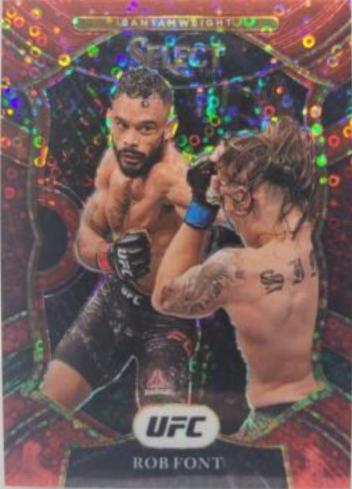 Rob Font 2021 Panini Select UFC Concourse #99 Red Disco
