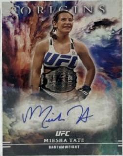 Miesha Tate 2021 Panini Chronicles UFC Origins Autographs #19 Platinum
