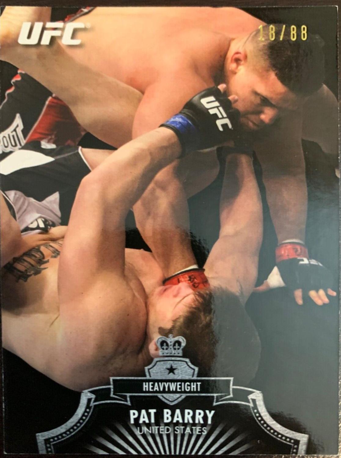 Pat Barry 2012 Topps UFC Bloodlines Base #125 Black