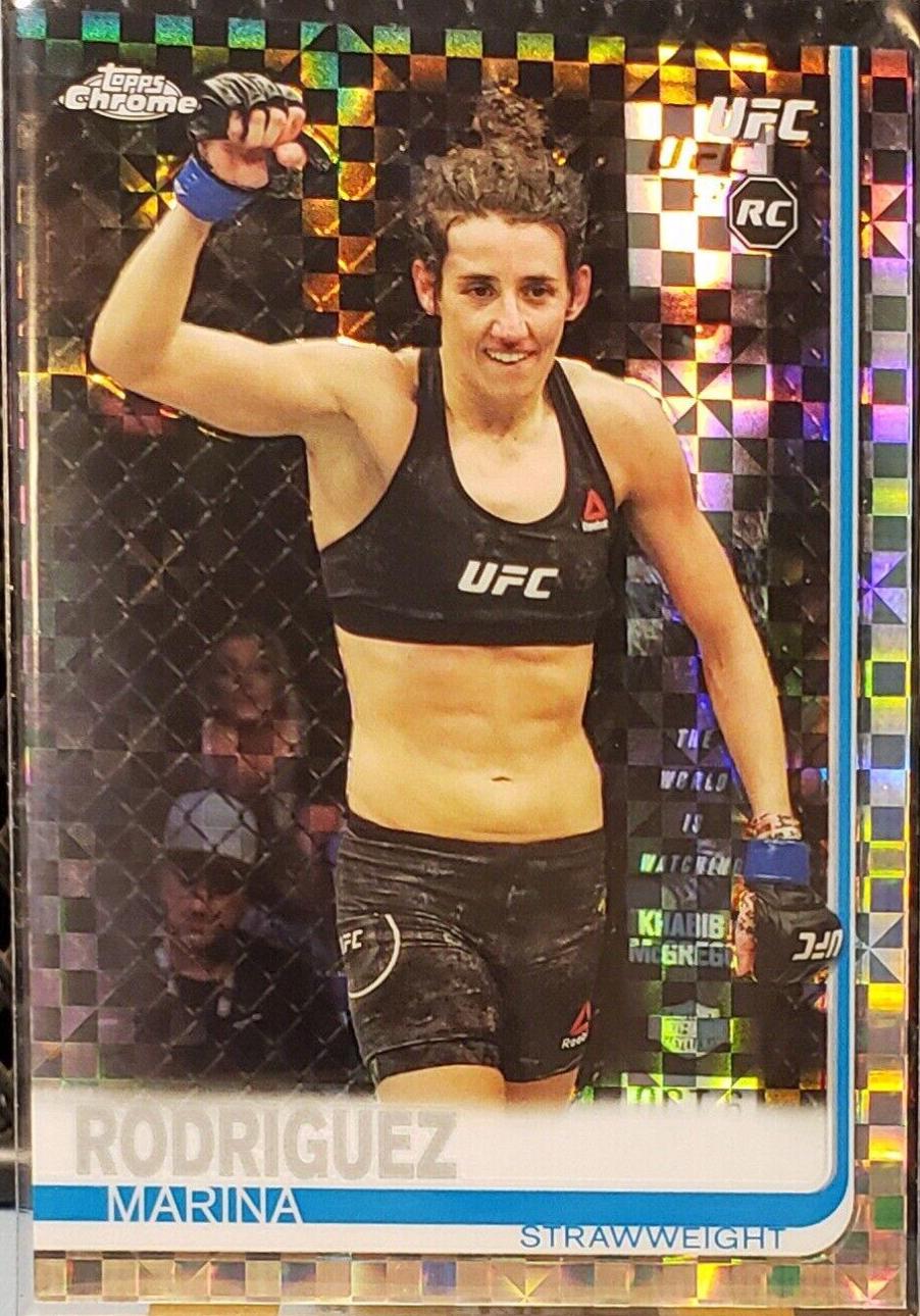 Marina Rodriguez 2019 Topps Chrome UFC Base #70 Xfractor