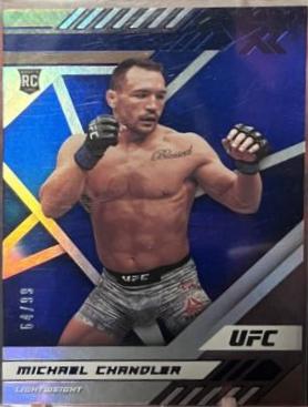 Michael Chandler 2021 Panini Chronicles UFC Base XR #182 Platinum