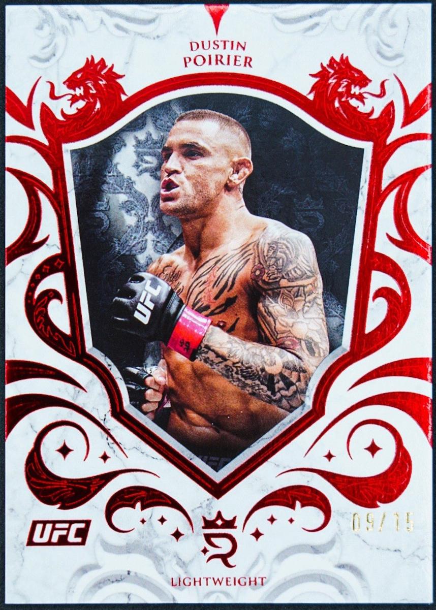Dustin Poirier 2025 Topps Royalty UFC Base #58 Red