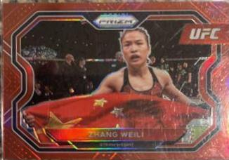 Zhang Weili 2021 Panini Prizm UFC Base #189 Red