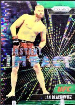 Jan Błachowicz 2021 Panini Prizm UFC Instant Impact #14 Green Pulsar