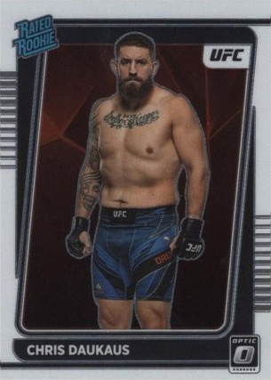Chris Daukaus 2022 Panini Donruss Optic UFC Base #106 Green