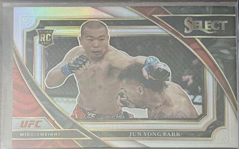 Jun Yong Park 2023 Panini Select UFC Mezzanine #385 Black Blue