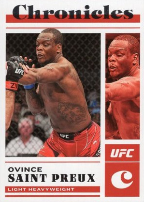 Ovince Saint Preux 2023 Panini Chronicles UFC Base Chronicles #39 Green